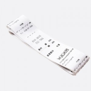 Hot Verkoop Nieuwe Product Aangepaste kledingstuk Accessoires Schermkleding Satijnen Geweven Labels voor kleding Hat Schoenen